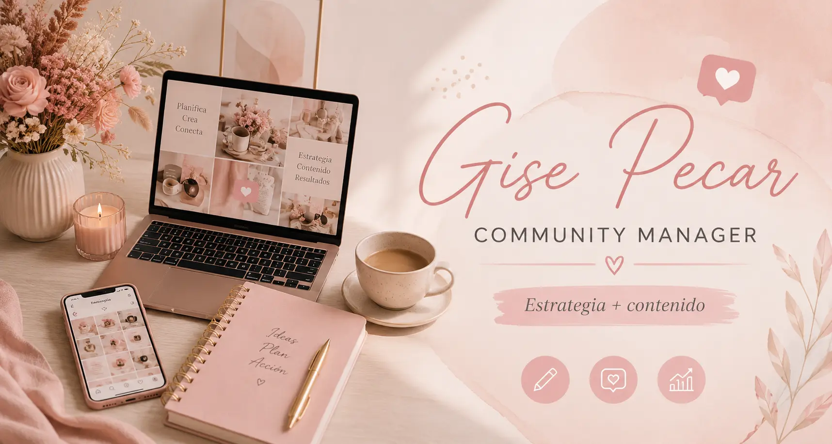 Gisel Pecar Community Manager en A Mano